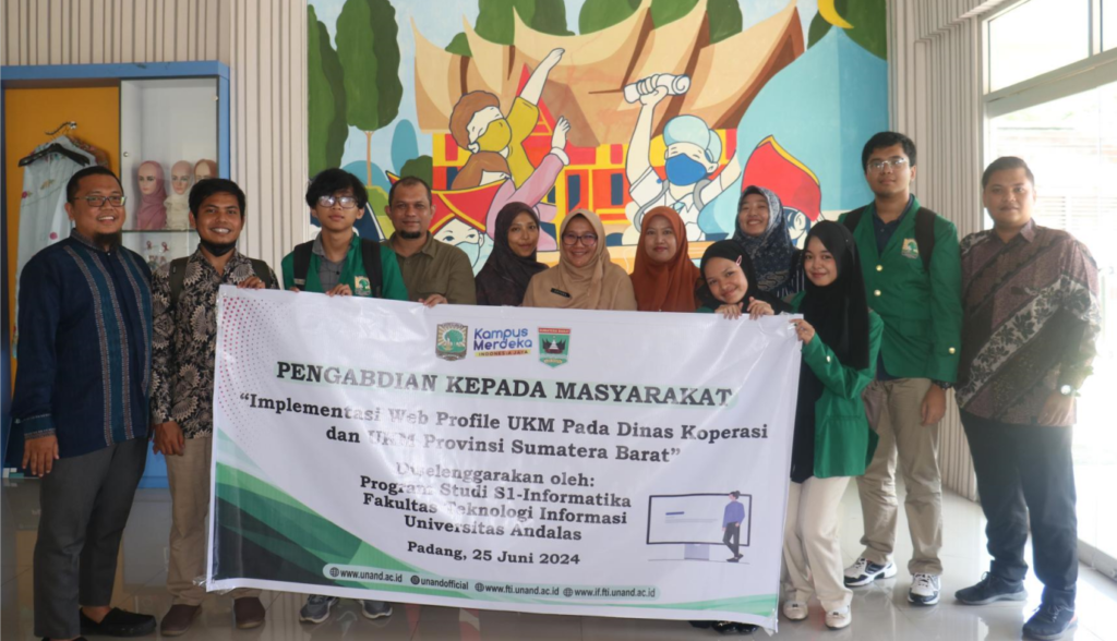 Dosen dan Mahasiswa Prodi S1 Informatika UNAND Laksanakan Pengabdian Masyarakat dengan Implementasi Web Profile UKM pengabdian3